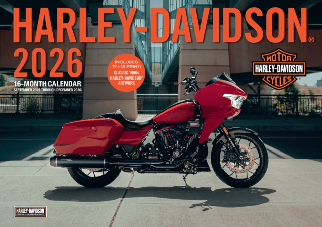 Harley-Davidson 2026 17x12