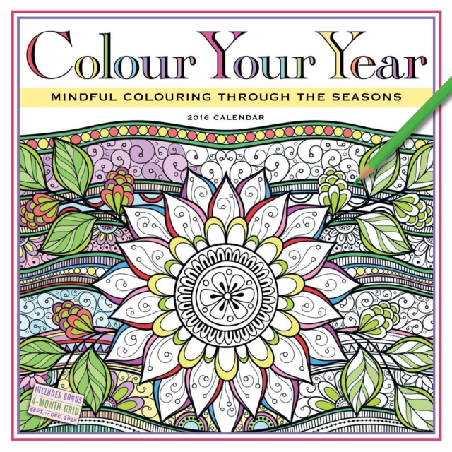 Colour Your Year Wall Calendar 2016