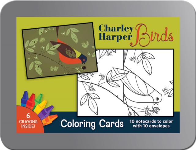 Charley Harper Birds Coloring Cards