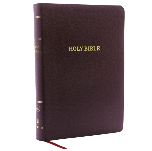 KJV Holy Bible: Giant Print with 53,000 Cross References, Burgundy Bonded Leather, Red Letter, Comfort Print: King James Version