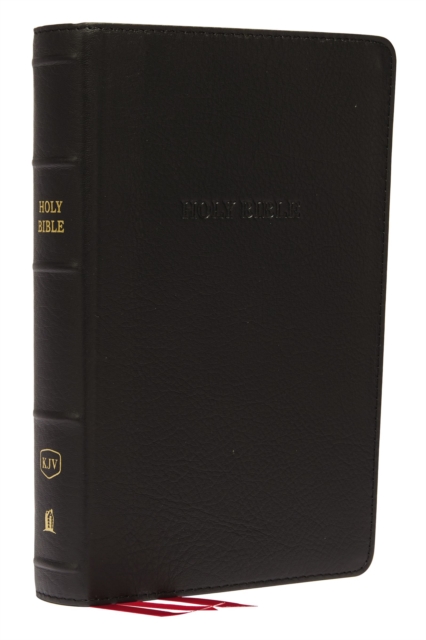 KJV Holy Bible: Personal Size Giant Print with 43,000 Cross References, Black Genuine Leather, Red Letter, Comfort Print: King James Version