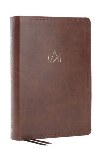 Kingdom Life Bible: Joining God's Mission to Save the World (NKJV, Brown Leathersoft, Red Letter, Comfort Print, Thumb Indexed)