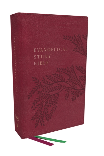 NKJV, Evangelical Study Bible, Leathersoft, Rose, Red Letter, Comfort Print