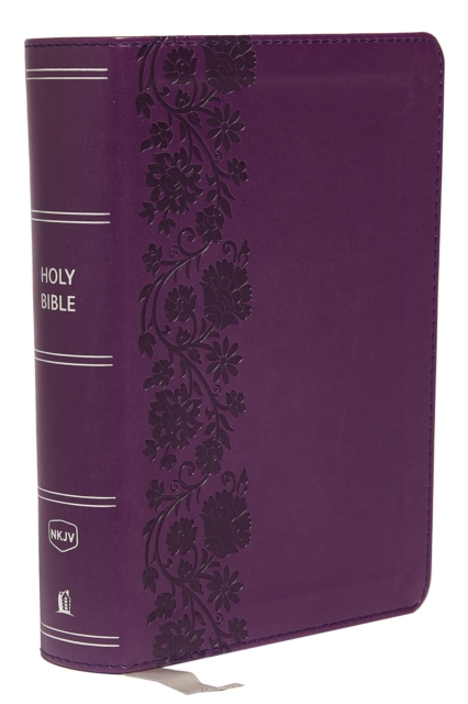 NKJV, End-of-Verse Reference Bible, Compact, Leathersoft, Purple, Red Letter, Comfort Print