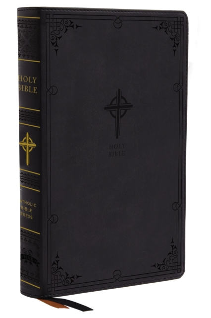 NABRE, New American Bible, Revised Edition, Catholic Bible, Large Print Edition, Leathersoft, Black, Thumb Indexed, Comfort Print