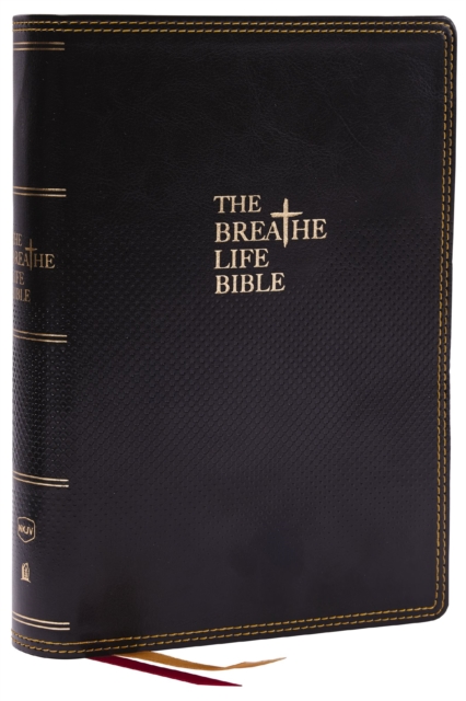 Breathe Life Holy Bible: Faith in Action (NKJV, Black Leathersoft, Red Letter, Comfort Print)