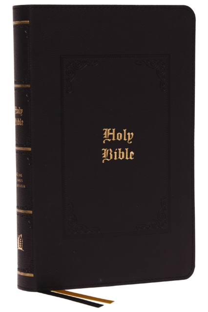 KJV, Personal Size Large Print Reference Bible, Vintage Series, Black Leathersoft, Red Letter, Thumb Indexed, Comfort Print