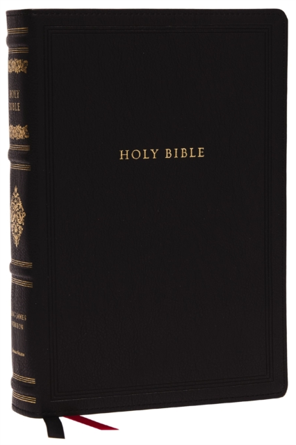 KJV, Wide-Margin Reference Bible, Sovereign Collection, Leathersoft, Black, Red Letter, Comfort Print