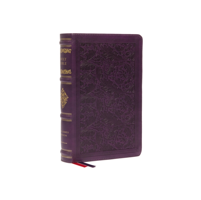 KJV, Wide-Margin Reference Bible, Sovereign Collection, Leathersoft, Purple, Red Letter, Comfort Print