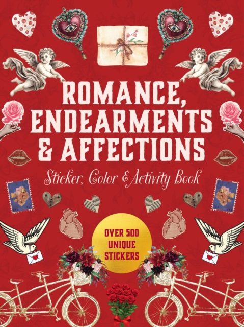 Romance, Endearments & Affections Sticker, Color & Activity Book