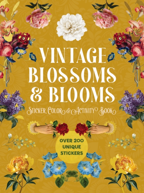 Vintage Blossoms and Blooms Sticker, Color and Activity Book