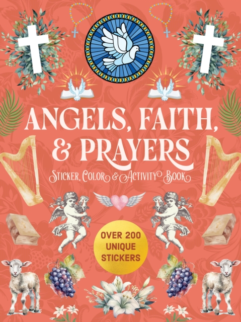 Angels, Faith & Prayers Sticker, Color & Activity Book