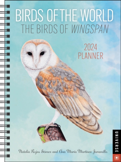 Birds of the World: The Birds of Wingspan 12-Month 2024 Planner Calendar