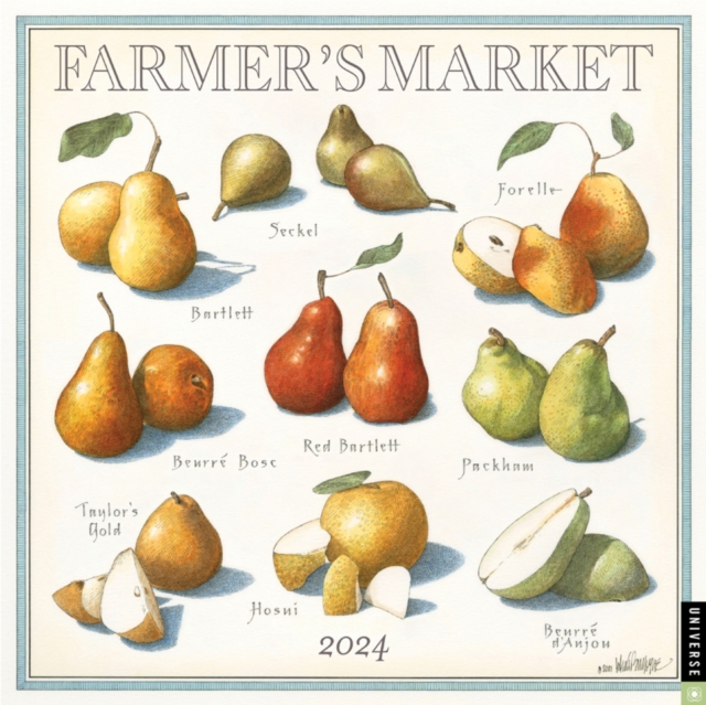 Farmer's Market 2024 Wall Calendar