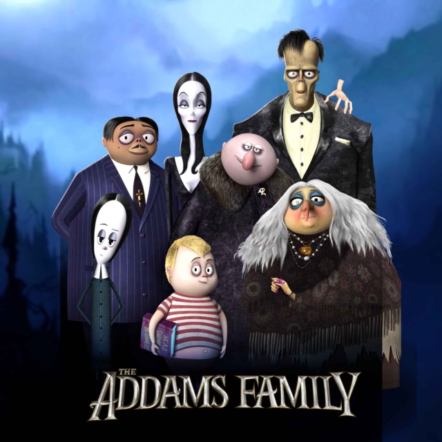 Addams Family 2025 Wall Calendar