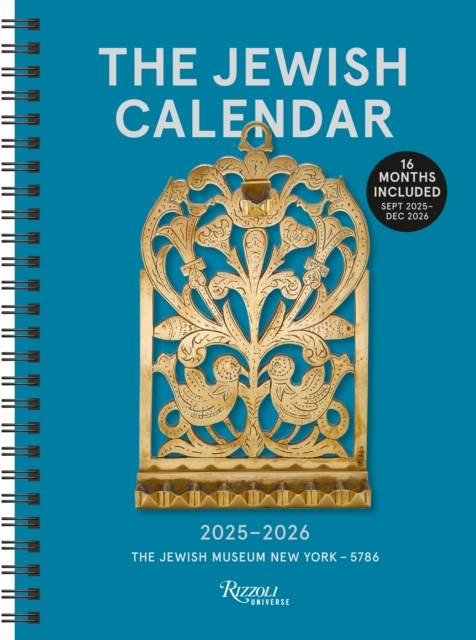 Jewish Calendar 2025–2026 (5786) 16-Month Planner Calendar