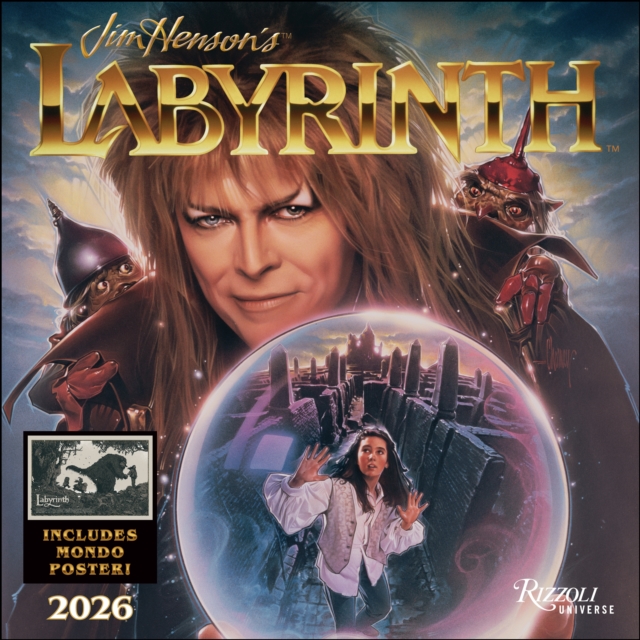Jim Henson’s Labyrinth 2026 Wall Calendar (Includes Full-Color Poster)