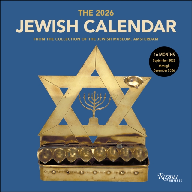 Jewish Calendar 2025–2026 (5786) 16-Month Wall Calendar
