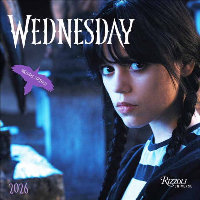 Wednesday 2026 Wall Calendar (Includes Stickers)