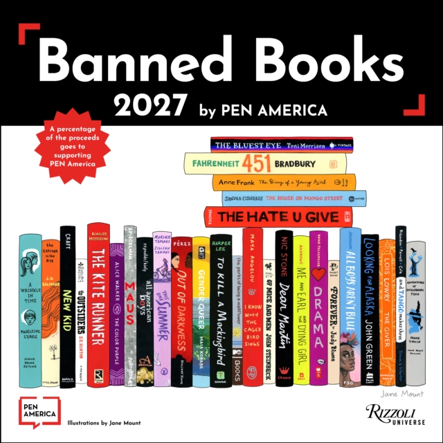 The Banned Books 2027 Wall Calendar