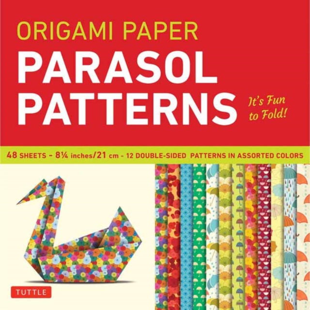 Origami Paper - Parasol Patterns - 8 1/4 inch - 48 Sheets