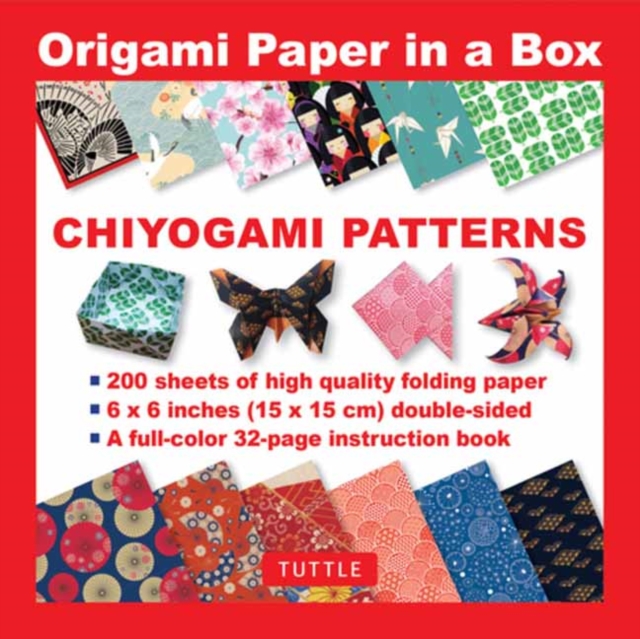 Origami Paper in a Box - Chiyogami Patterns