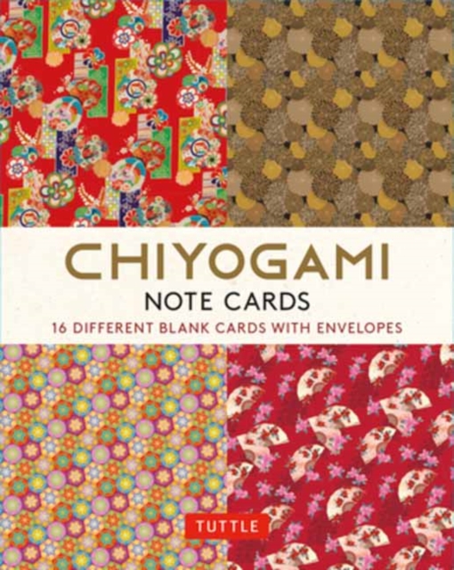 Chiyogami Japanese, 16 Note Cards