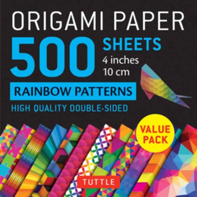 Origami Paper 500 sheets Rainbow Patterns 4