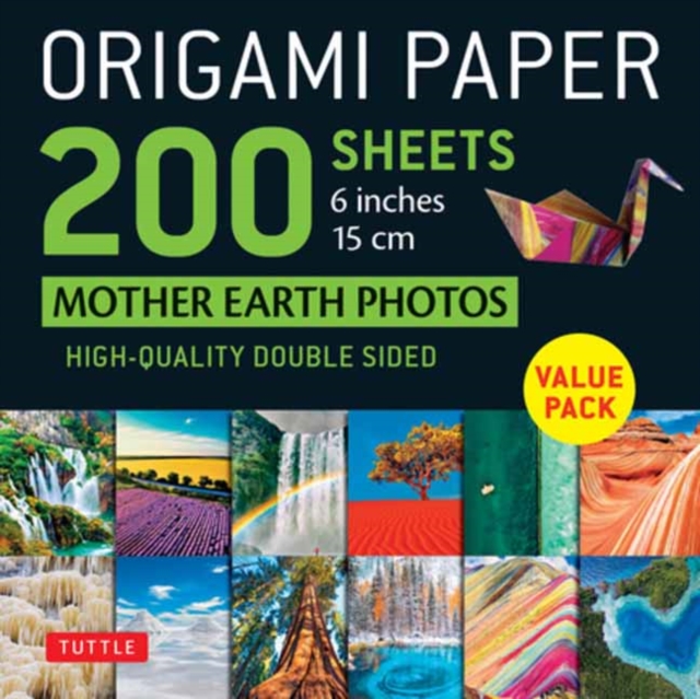 Origami Paper 200 sheets Mother Earth Photos 6 Inches (15 cm)