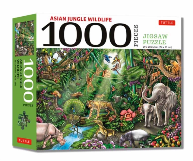 Asian Rainforest Wildlife - 1000 Piece Jigsaw Puzzle