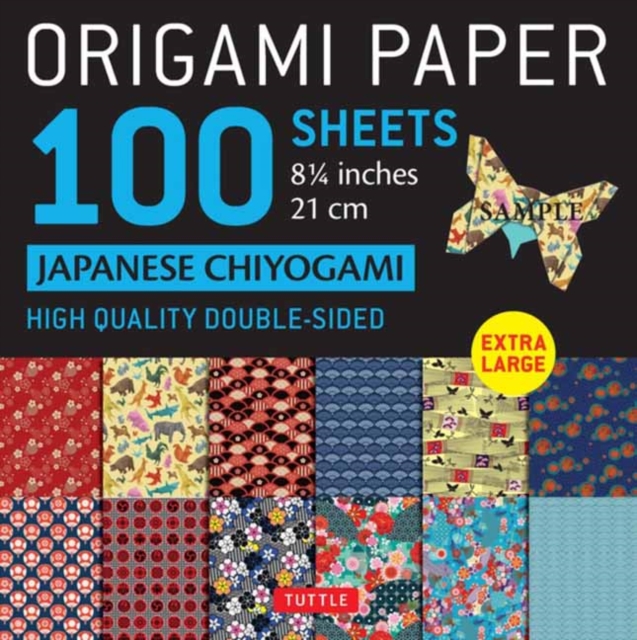 Origami Paper 100 sheets Japanese Chiyogami 8 1/4