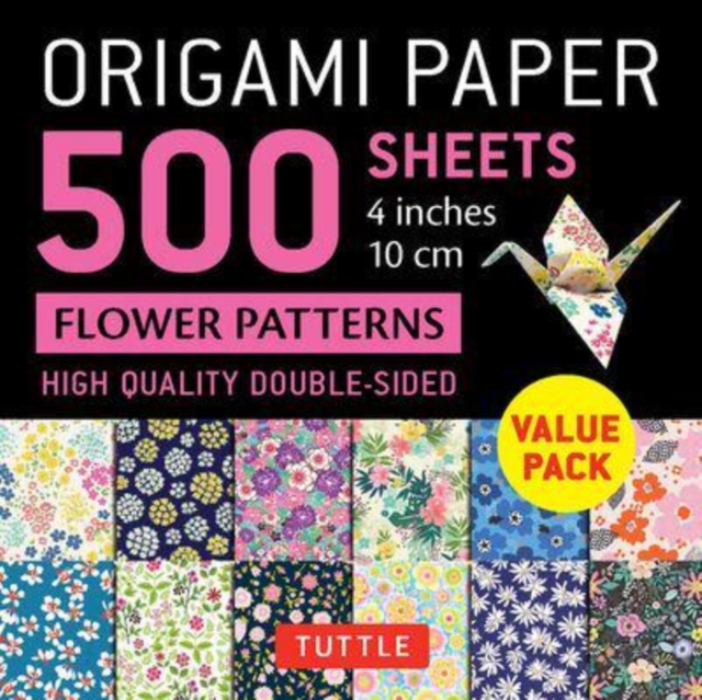 Origami Paper 500 sheets Flower Patterns 4