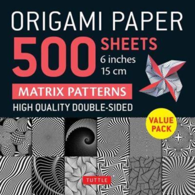 Origami Paper 500 sheets Matrix Patterns 6
