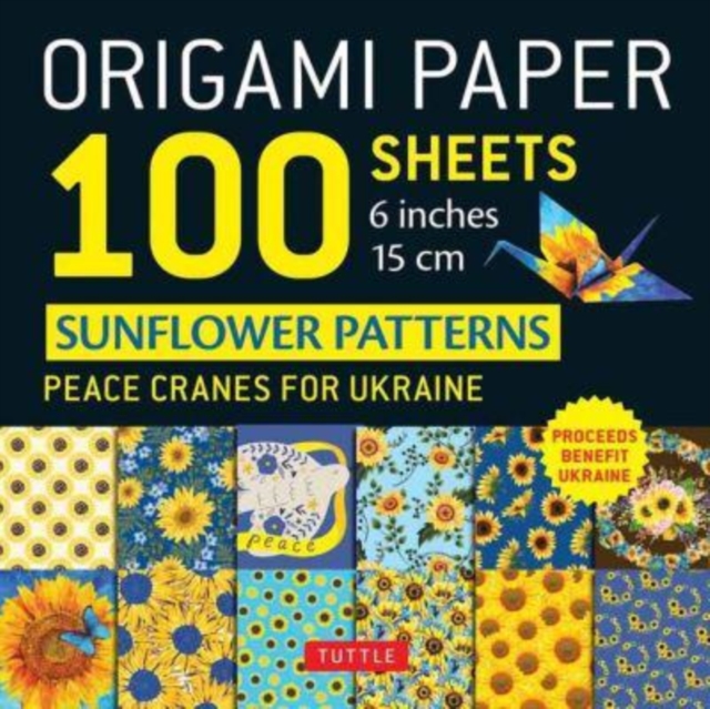 Origami Paper 100 Sheets Sunflower Patterns 6