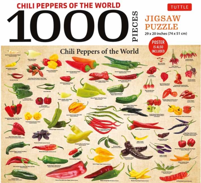 Chili Peppers of the World - 1000 Piece Jigsaw Puzzle