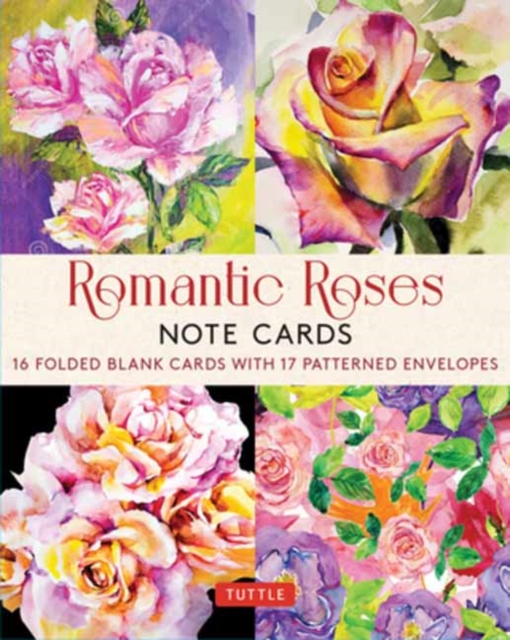 Romantic Roses, 16 Note Cards