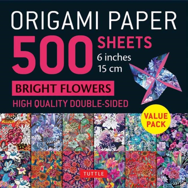 Origami Paper 500 sheets Bright Flowers 6