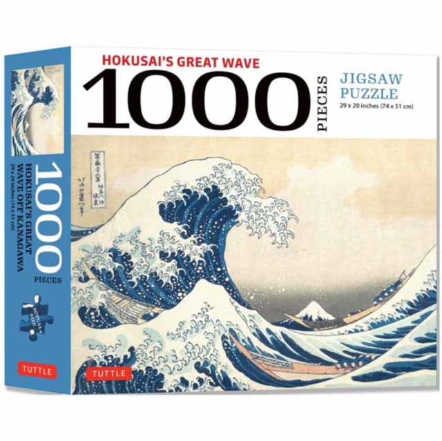 Hokusai's Great Wave  - 1000 Piece Jigsaw Puzzle