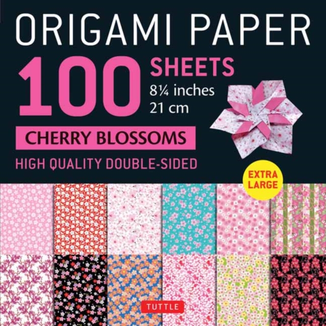 Origami Paper 100 sheets Cherry Blossoms 8 1/4