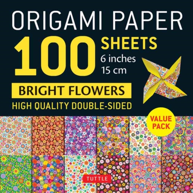 Origami Paper 100 Sheets Bright Flowers 6