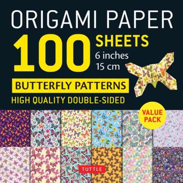 Origami Paper 100 Sheets Butterfly Patterns 6