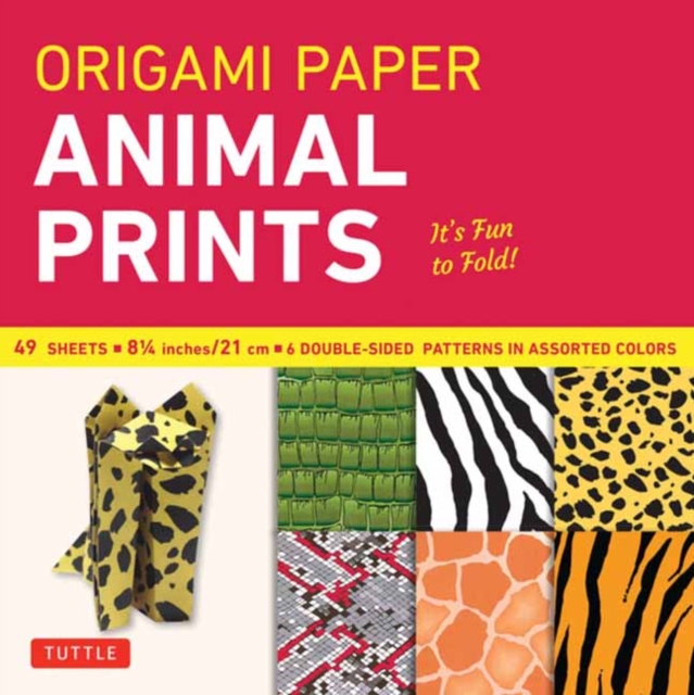 Origami Paper - Animal Prints - 8 1/4