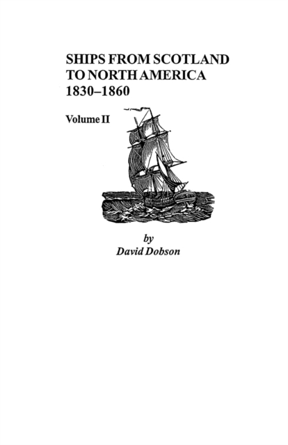 Ships from Scotland to North America, 1830-1860