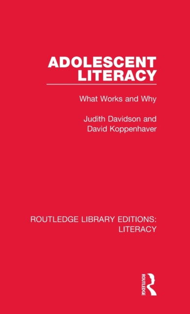 Adolescent Literacy