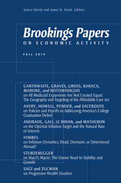 Brookings Papers on Economic Activity: Fall 2019