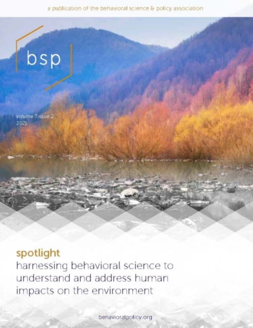 Behavioral Science & Policy: Volume 7, Issue 2