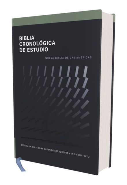 NBLA, Biblia de Estudio Cronologica, Tapa Dura, Interior a Cuatro Colores