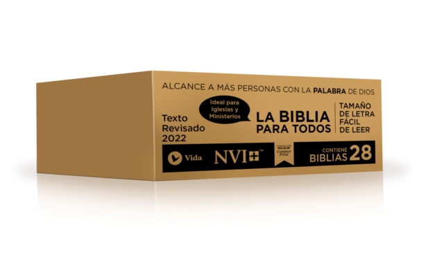 NVI, Santa Biblia, Edicion economica, Texto revisado 2022, Tapa rustica, Paquete de 28