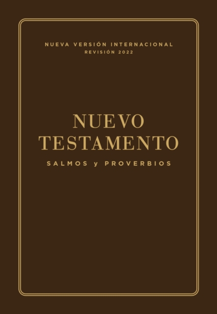 NVI, Nuevo Testamento de bolsillo, con Salmos y Proverbios, Leatherflex, Cafe