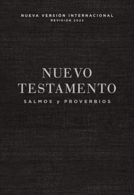 NVI, Nuevo Testamento de bolsillo, con Salmos y Proverbios, Tapa Rustica, Negro